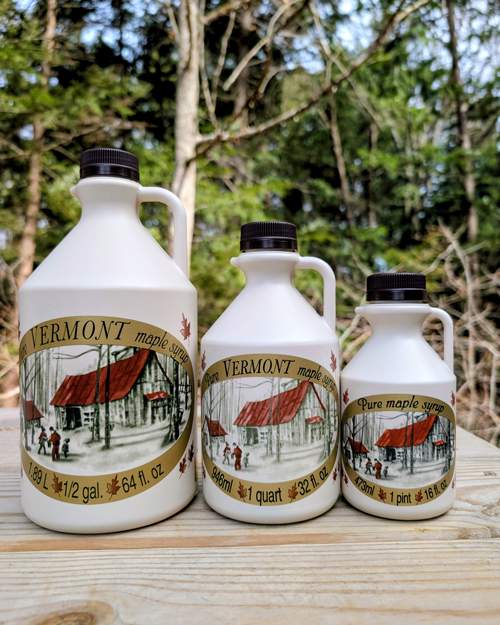 Pure Vermont Maple Syrup for Sale - Plastic Jugs