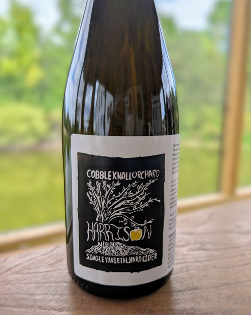 Bottle of Cobble Knoll Orchard Harrison Hard Cider