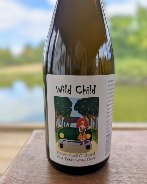 Bottle of Cobble Knoll Orchard Wild Child Hard Cider